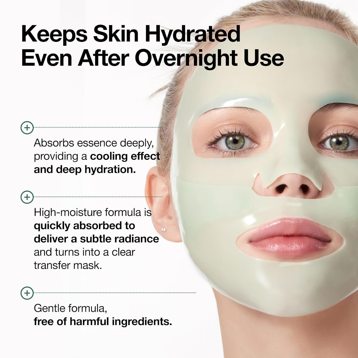 Nomierinoša hidrogela maska ar houtūniju Anua Heartleaf 70 Soothing Collagen Mask