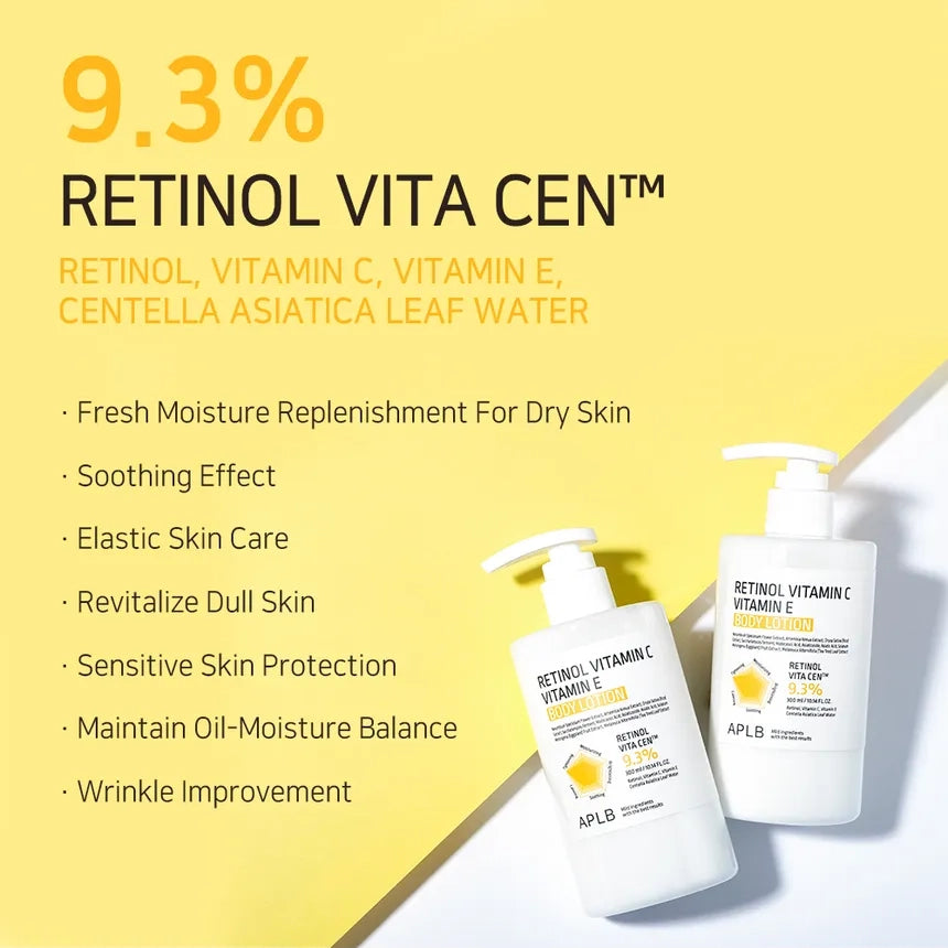 Liftingujący balsam do ciała APLB Retinol Vitamin C Vitamin E Body Lotion
