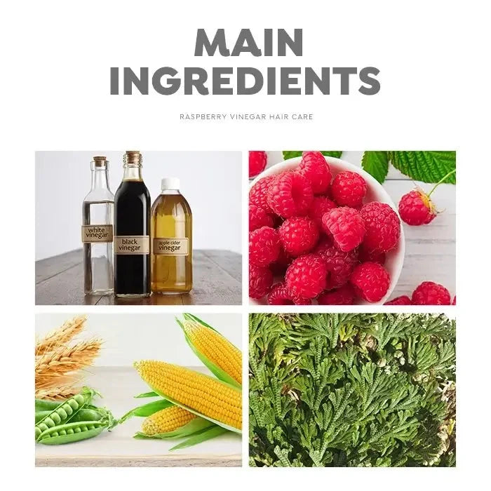 Nomierinošs balzams matiem un galvas ādai A'pieu Raspberry Vinegar Hair Treatment