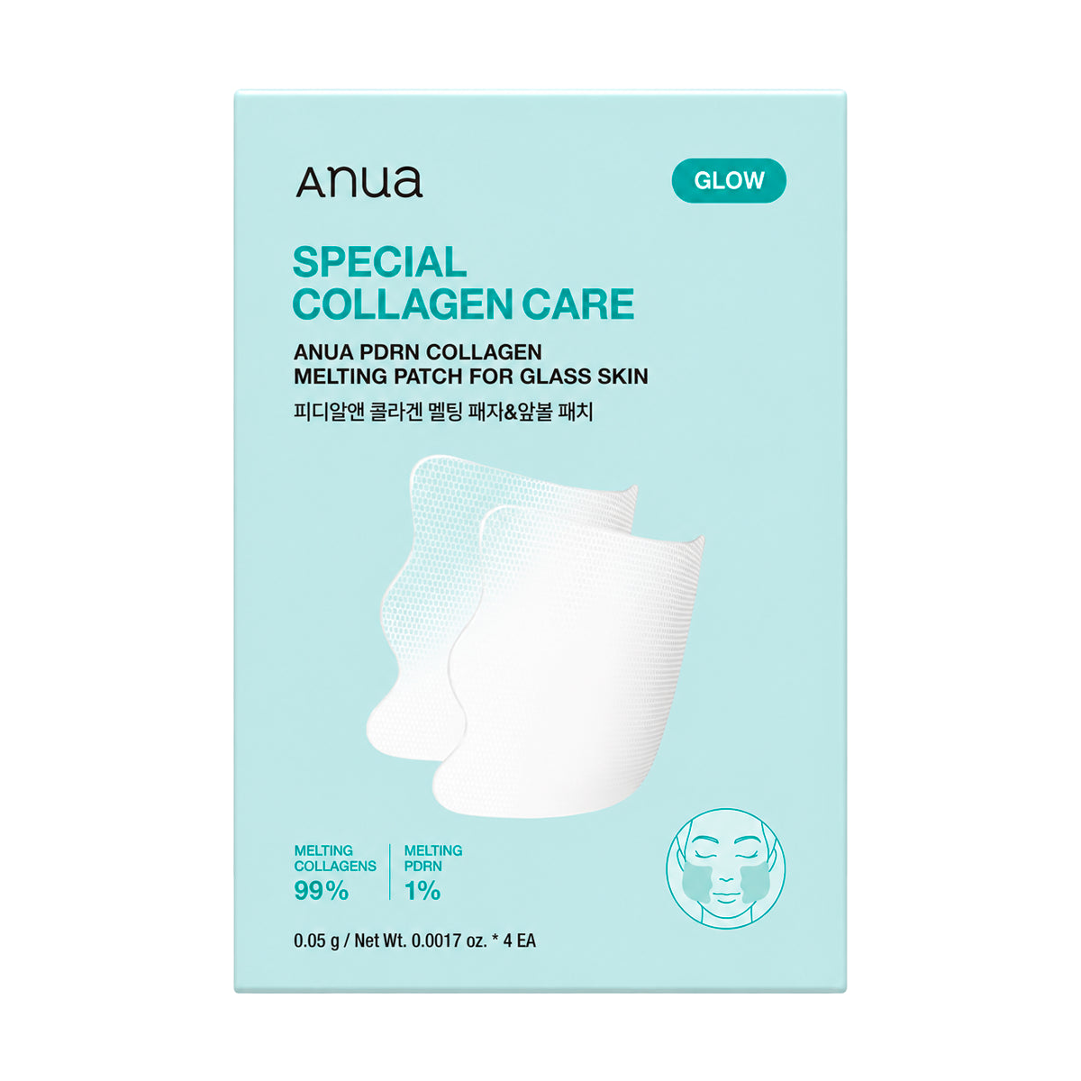 Anua PDRN Collagen Melting Patch For Glass Skin