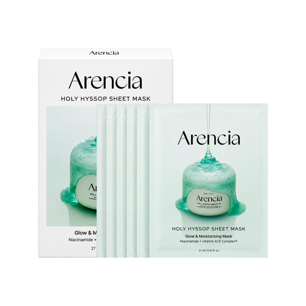 Arencia Holy Hyssop Sheet Mask