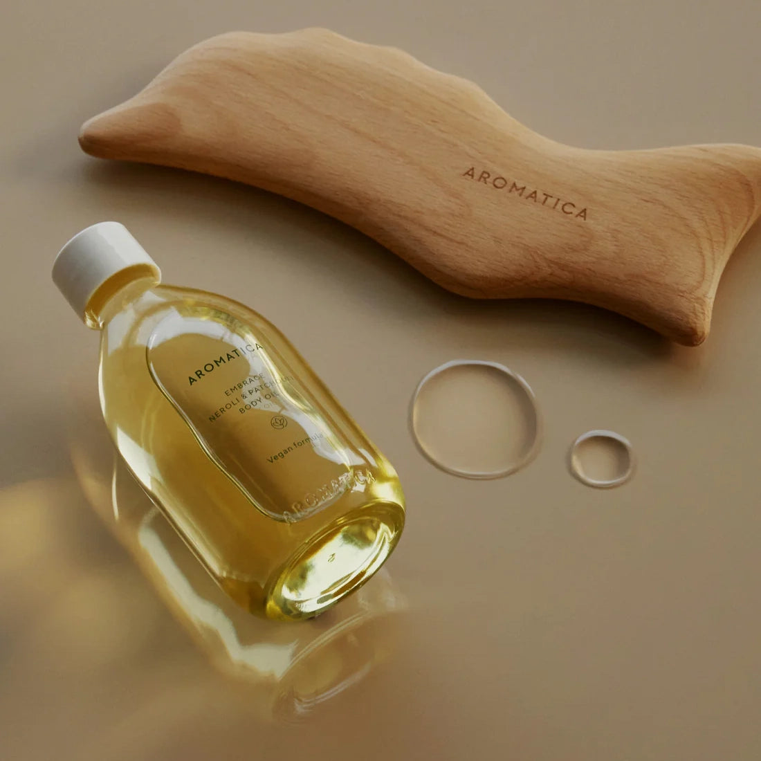 Organiskā eļļa ķermenim ar lavandu un majorānu Aromatica Serene Body Oil Lavender & Marjoram
