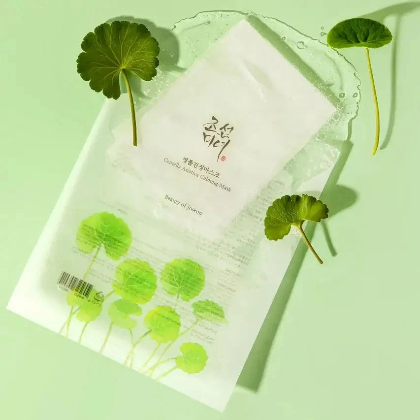 Nomierinoša auduma maska ar Āzijas centellu Beauty of Joseon Centella Asiatica Calming Mask