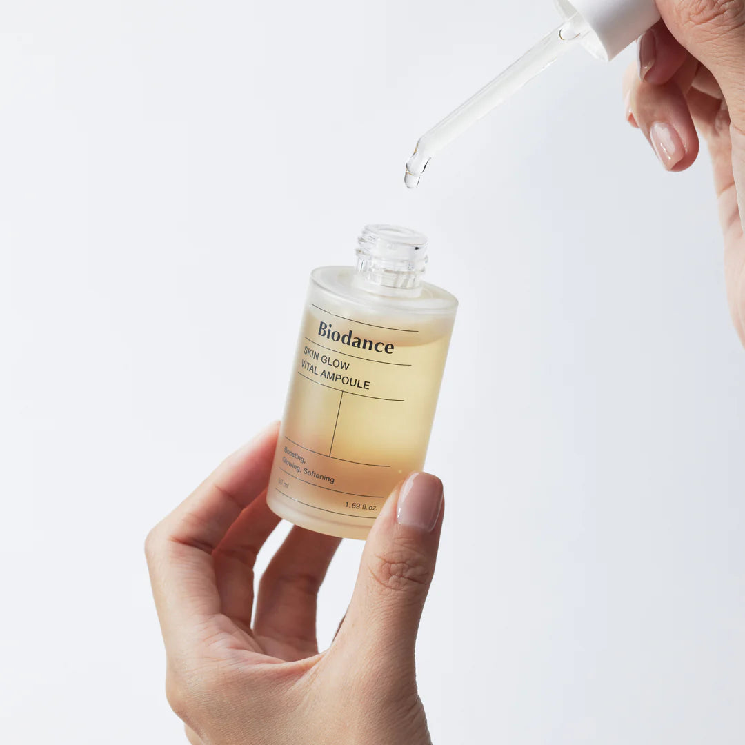 Ampula veselīga mirdzuma piešķiršanai sejas ādai Biodance Skin Glow Vital Ampoule