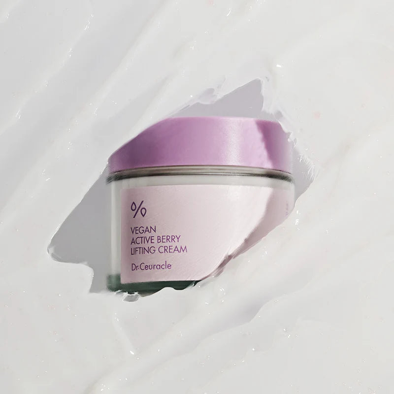 Vegānais liftinga krēms ar ogām un resveratrolu Dr.Ceuracle Vegan Active Berry Lifting Cream
