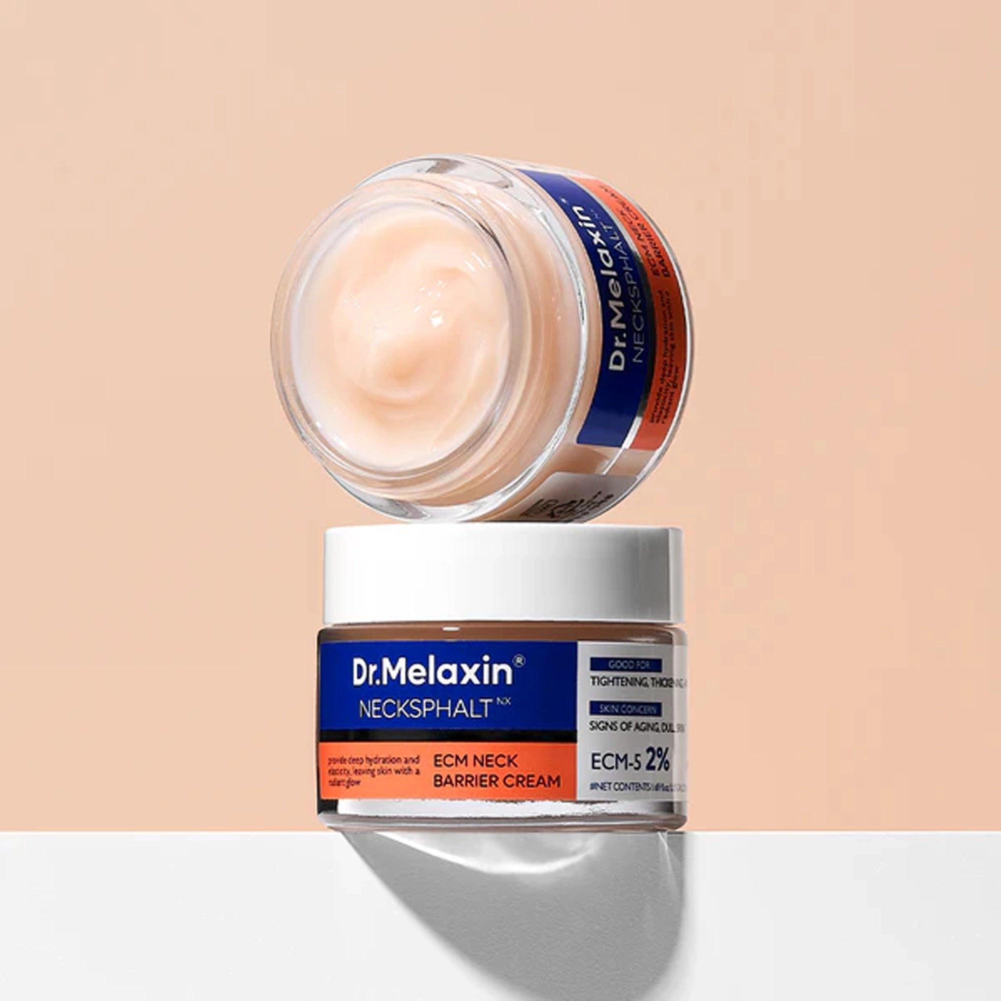 Nostiprinošs un barojošs krēms kakla ādai Dr.Melaxin Necksphalt ECM Neck Barrier Cream