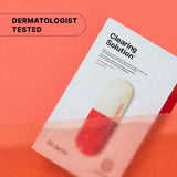 Attīroša auduma maska problemātiskai ādai Dr. Jart+ Clearing Solution