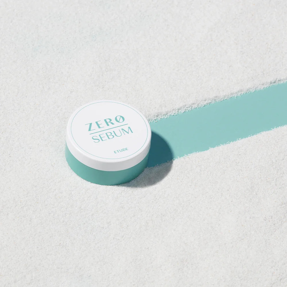 Minerālu birstošais un ādu matējošais pūderis ETUDE Zero Sebum Drying Powder