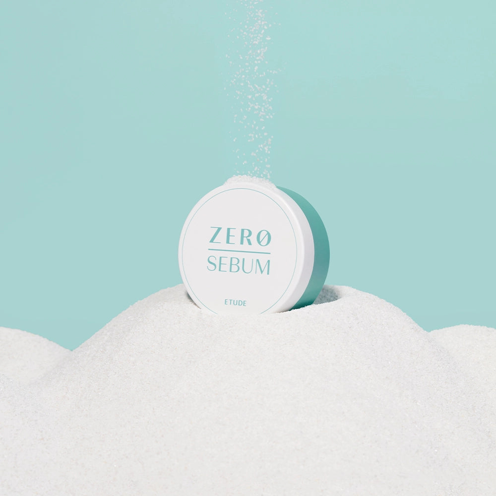 Minerālu birstošais un ādu matējošais pūderis ETUDE Zero Sebum Drying Powder