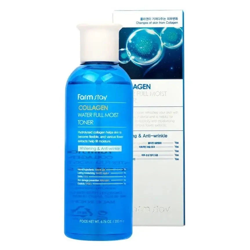 Toniks ar kolagēnu FarmStay Collagen Water Full Moist Toner