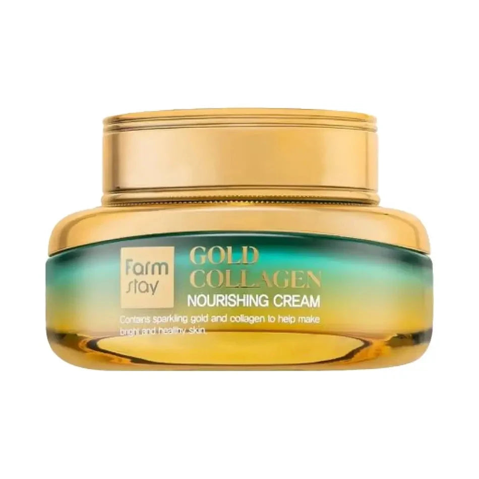 Barojošs krēms ar kolagēnu FarmStay Gold Collagen Nourishing Cream