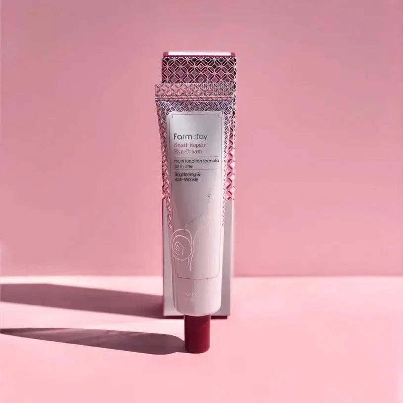 Krēms ādai ap acīm ar gliemežu mucīnu FarmStay Snail Repair Eye Cream