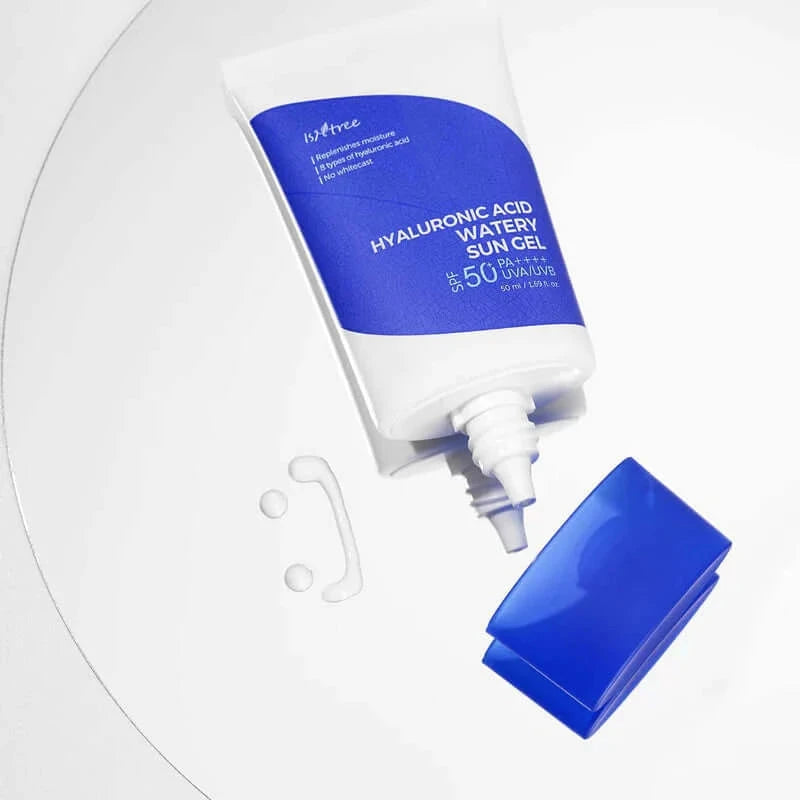 Mitrinošs saules aizsarggels ar hialuronskābi ISNTREE Hyaluronic Acid Watery Sun Gel