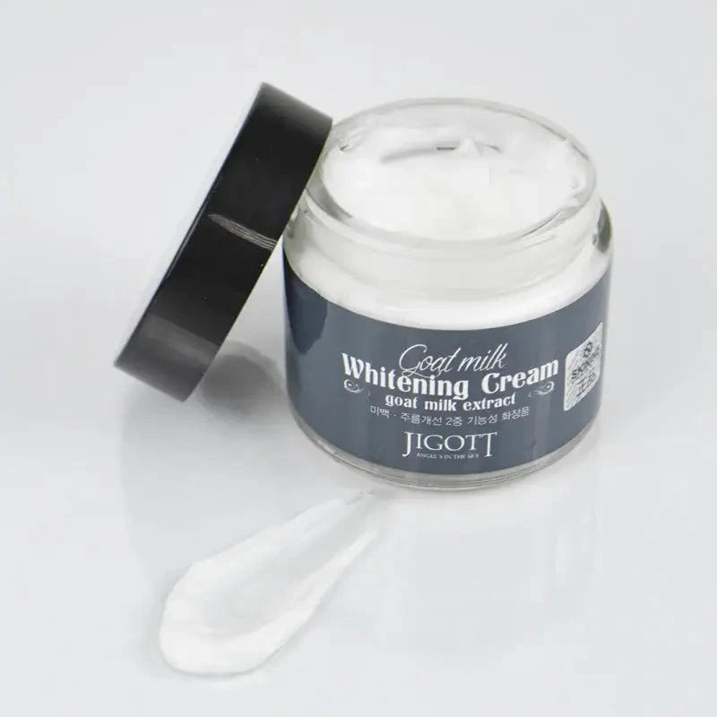 Krēms sejai ar kazas piena ekstraktu Jigott Goat Milk Whitening Cream