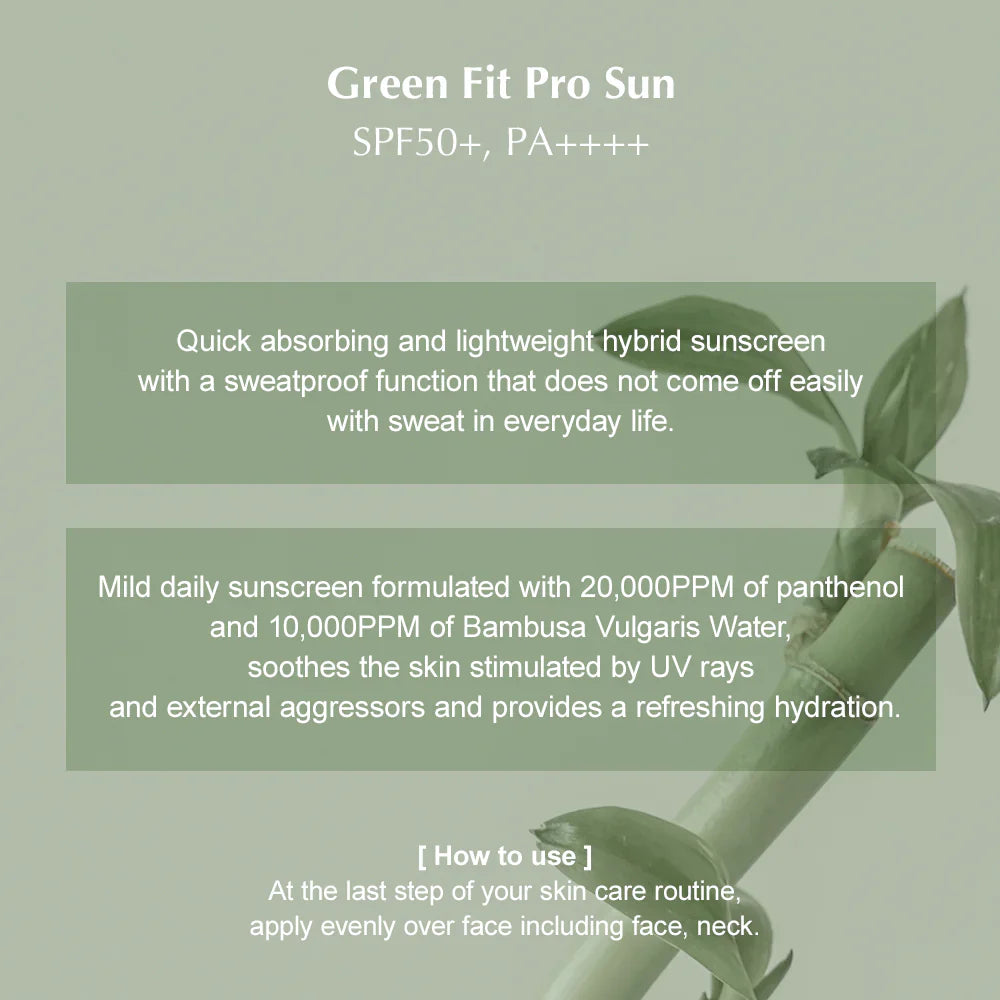 Kaine Green Fit Pro Sun SPF 50+ PA++++