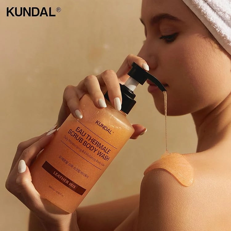 Kundal Eau Thermale Spa Scrub Body Wash – peelingujący żel pod prysznic do ciała