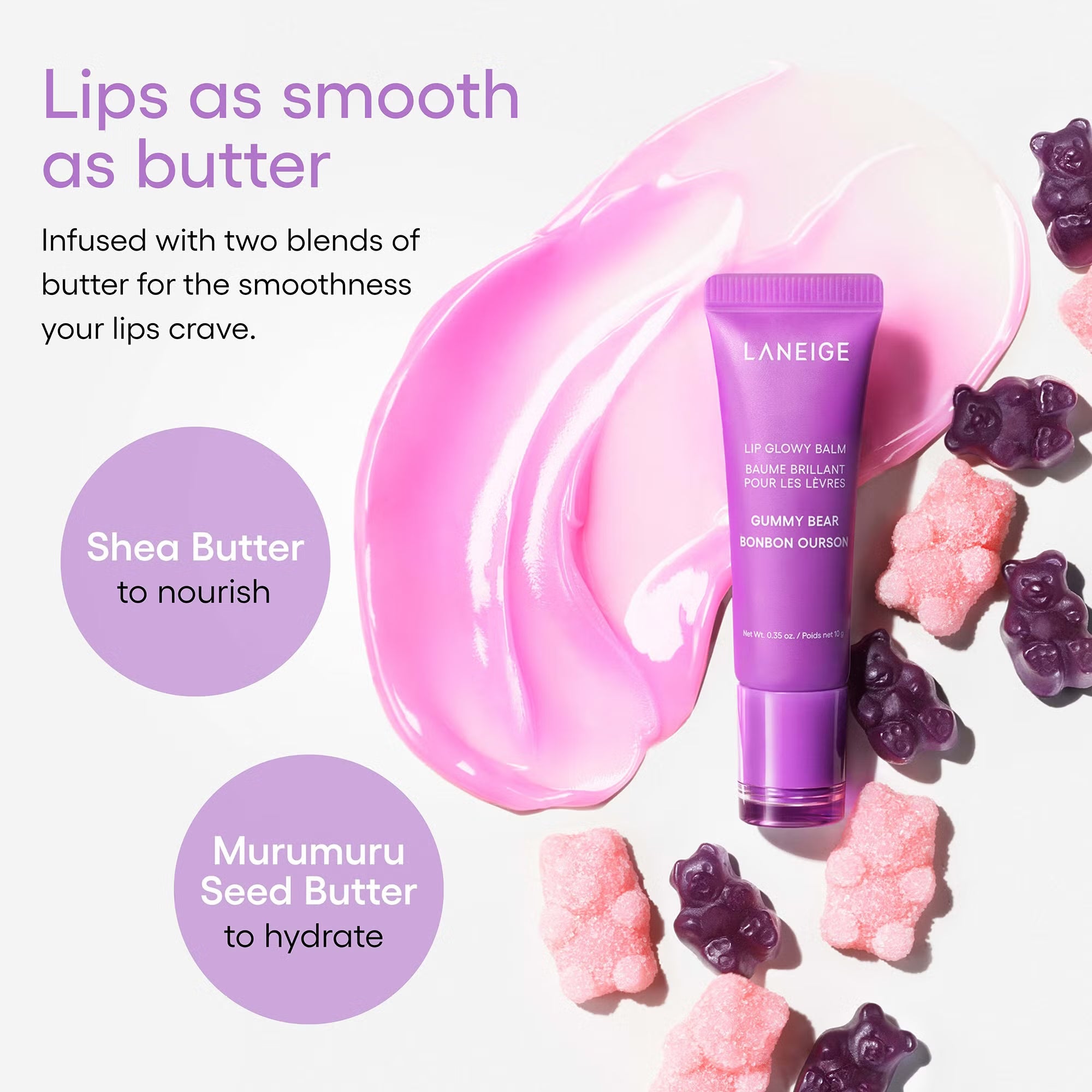 Laneige Lip Glowy Balm Gummy Bear