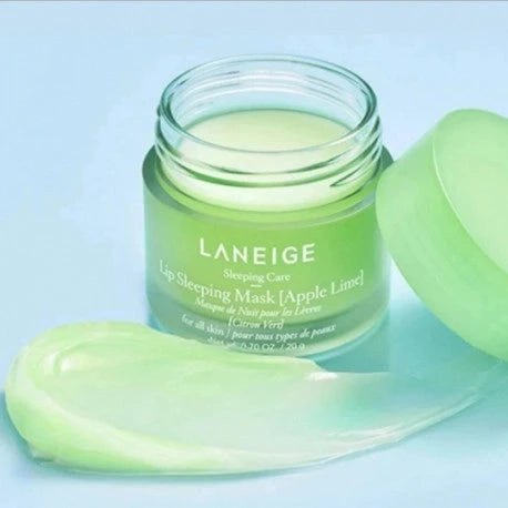 Intensīvi atjaunojoša lūpu maska ar ābolu un laima aromātu LANEIGE Lip Sleeping Mask Apple Lime