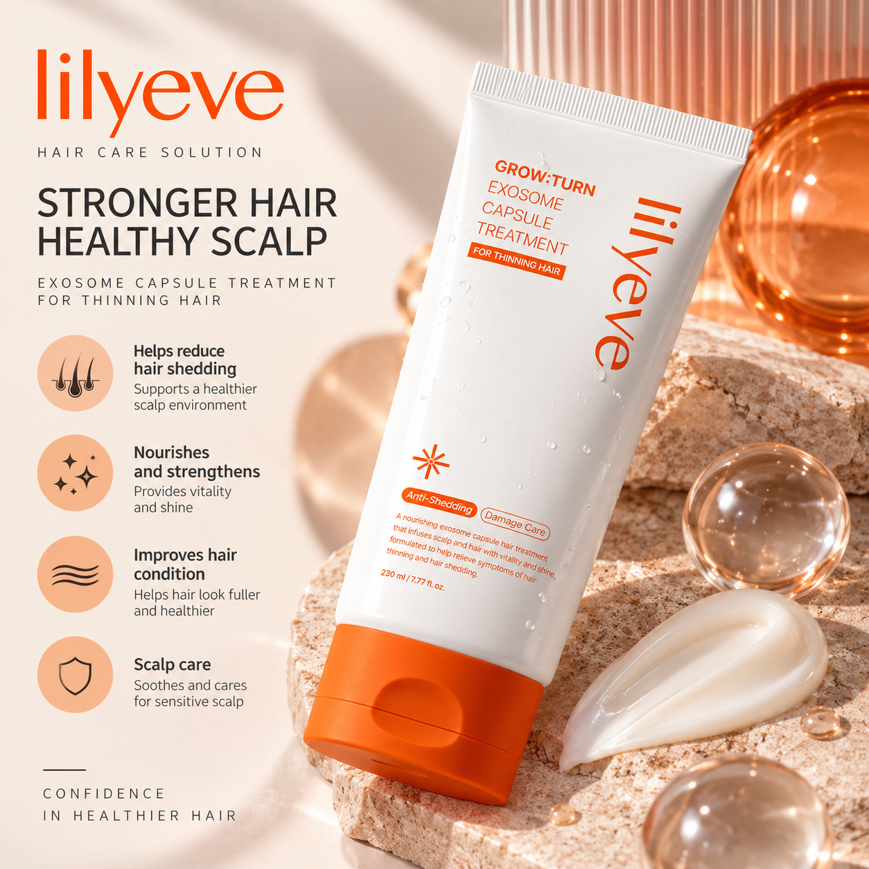 Lilyeve Grow:Turn Exosome Capsule Treatment