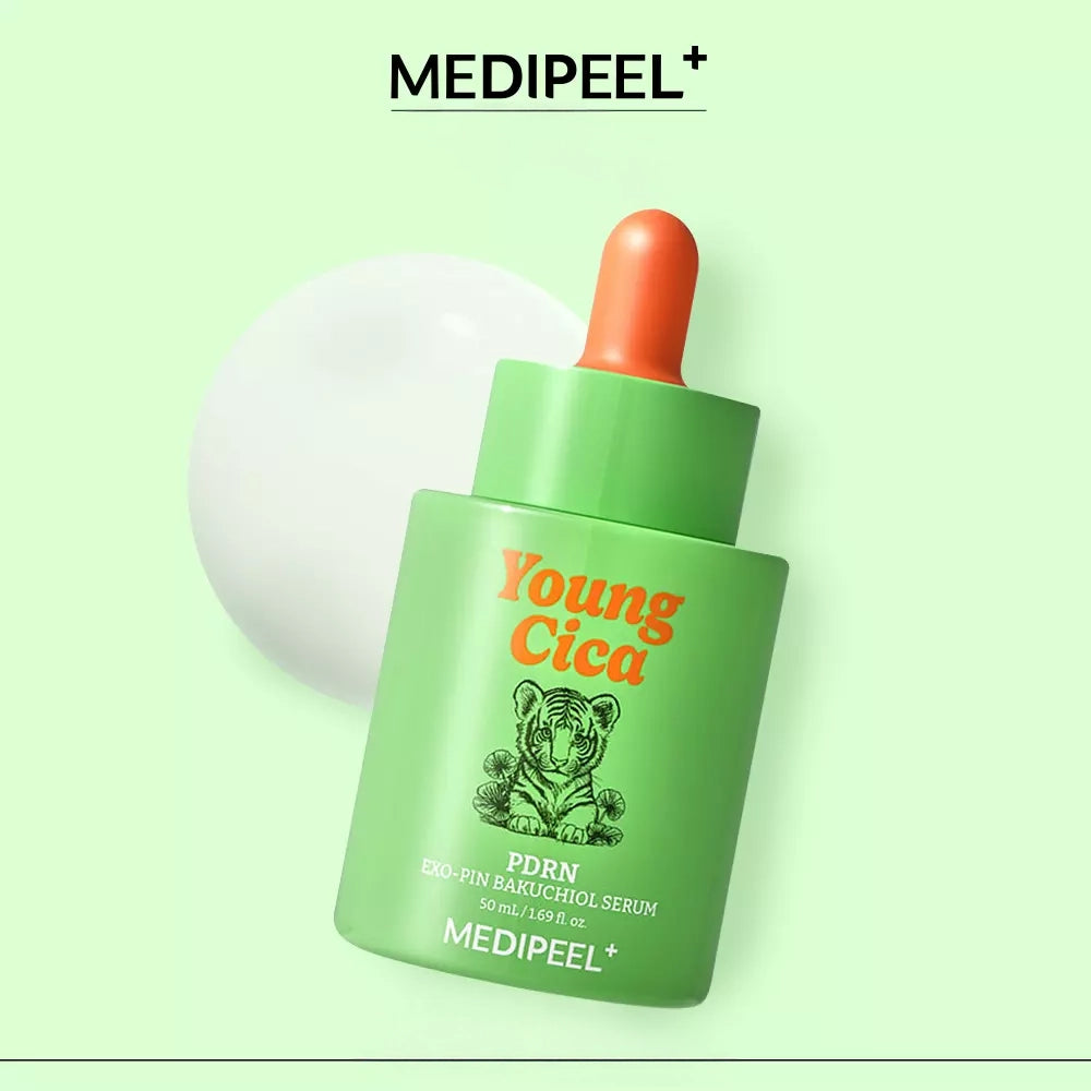Nostiprinošs serums ar bakučiolu un PDRN Medi-Peel Young Cica PDRN Exo-Pin Bakuchiol Serum