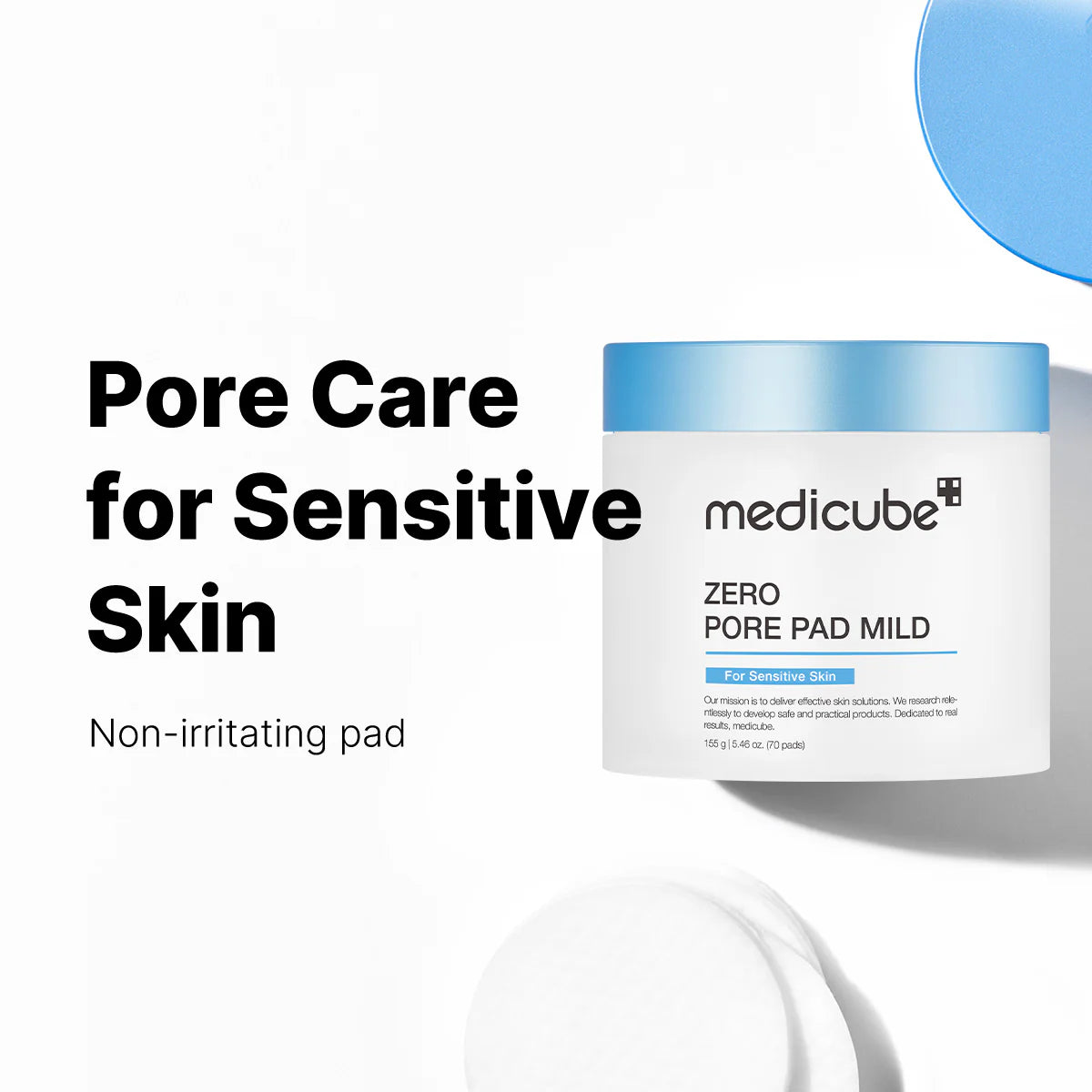 Attīroši spilventiņi sejai Medicube Zero Pore Pads Mild