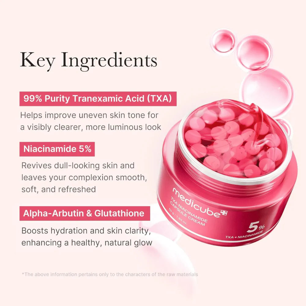 Krem kapsułkowy przeciw przebarwieniom Medicube TXA Niacinamide Capsule Cream