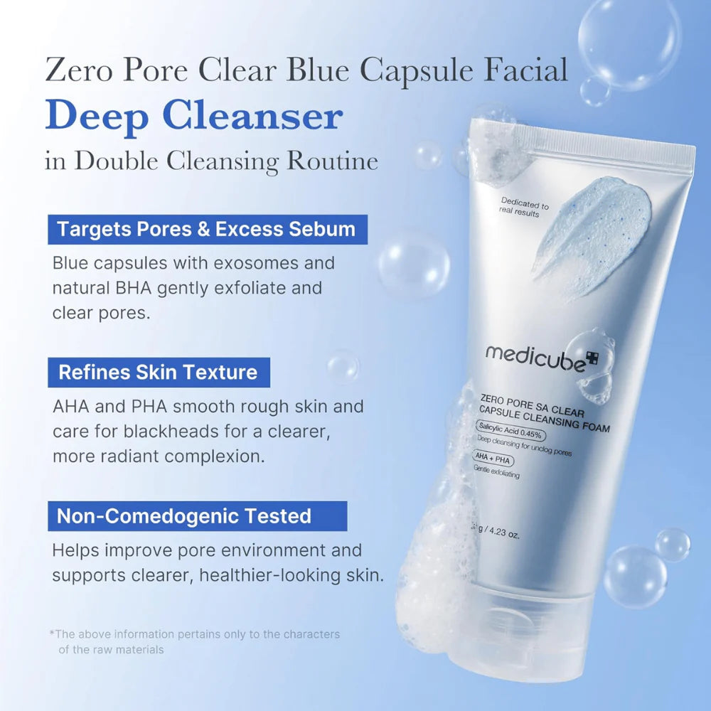 Kapsułkowa pianka do oczyszczania porów medicube Zero Pore Clearing Capsule Cleansing Foam