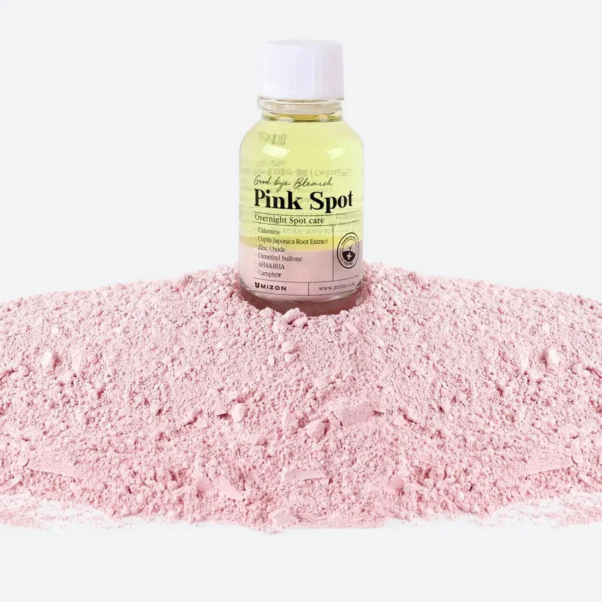 Punktveida līdzeklis pūtīšu novēršanai uz sejas Mizon Good Bye Blemish Pink Spot