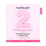 Numbuzin No.2 Rose PDRN Overnight Collagen Mask