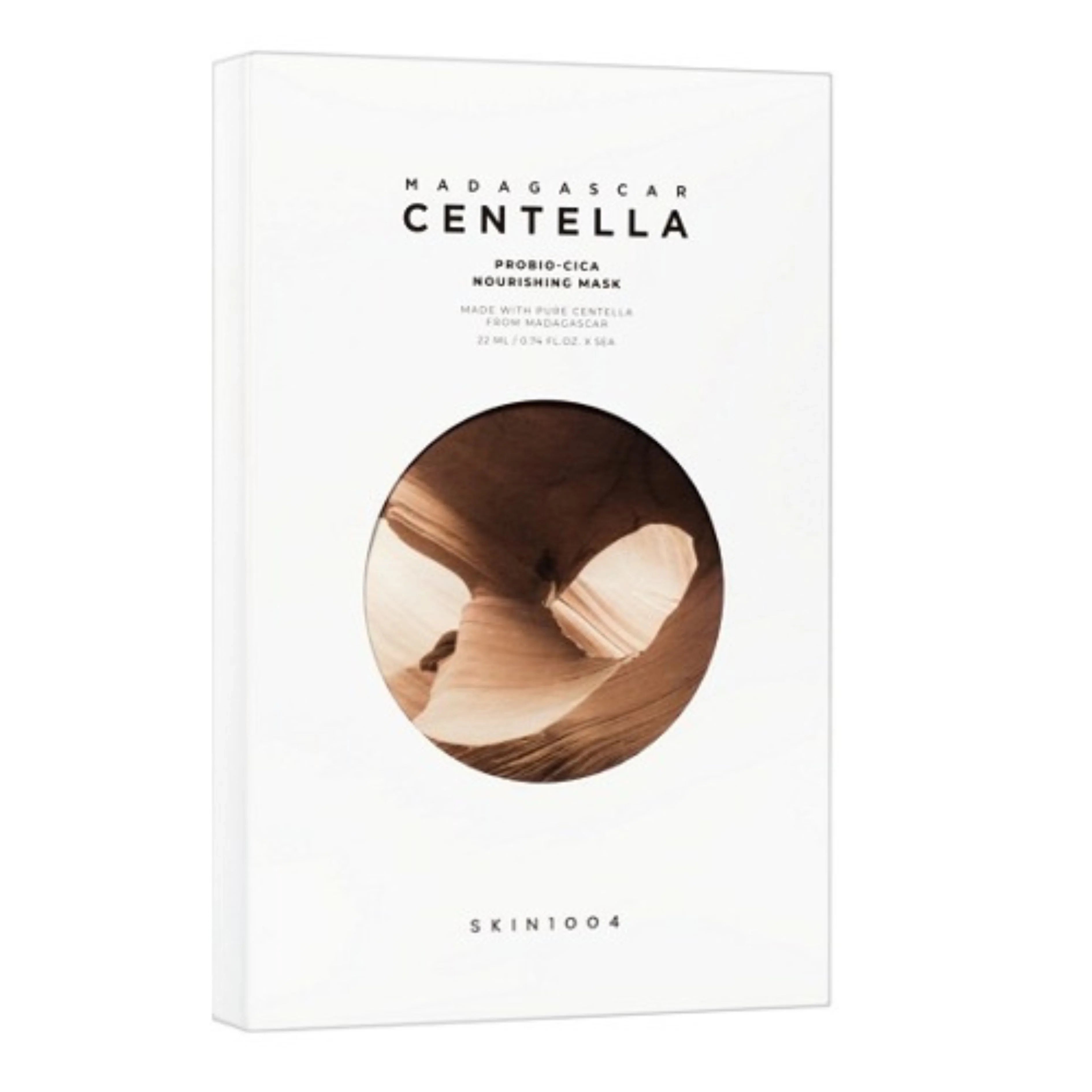 Barojoša auduma maska ar probiotiķiem SKIN1004 Madagascar Centella Probio-Cica Nourishing Mask