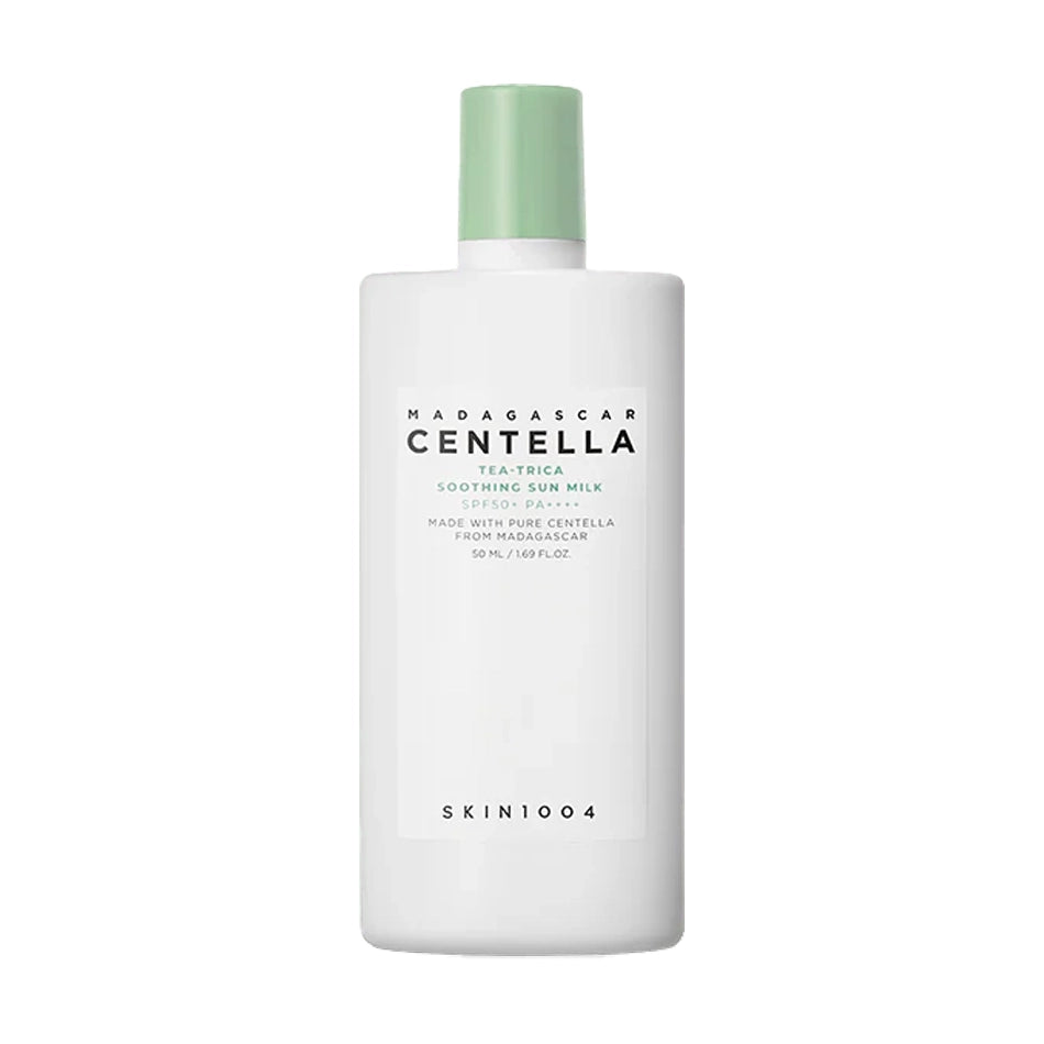 Saules aizsargpieniņš SKIN1004 Madagascar Centella Tea-Trica Soothing Sun Milk SPF50+ PA++++