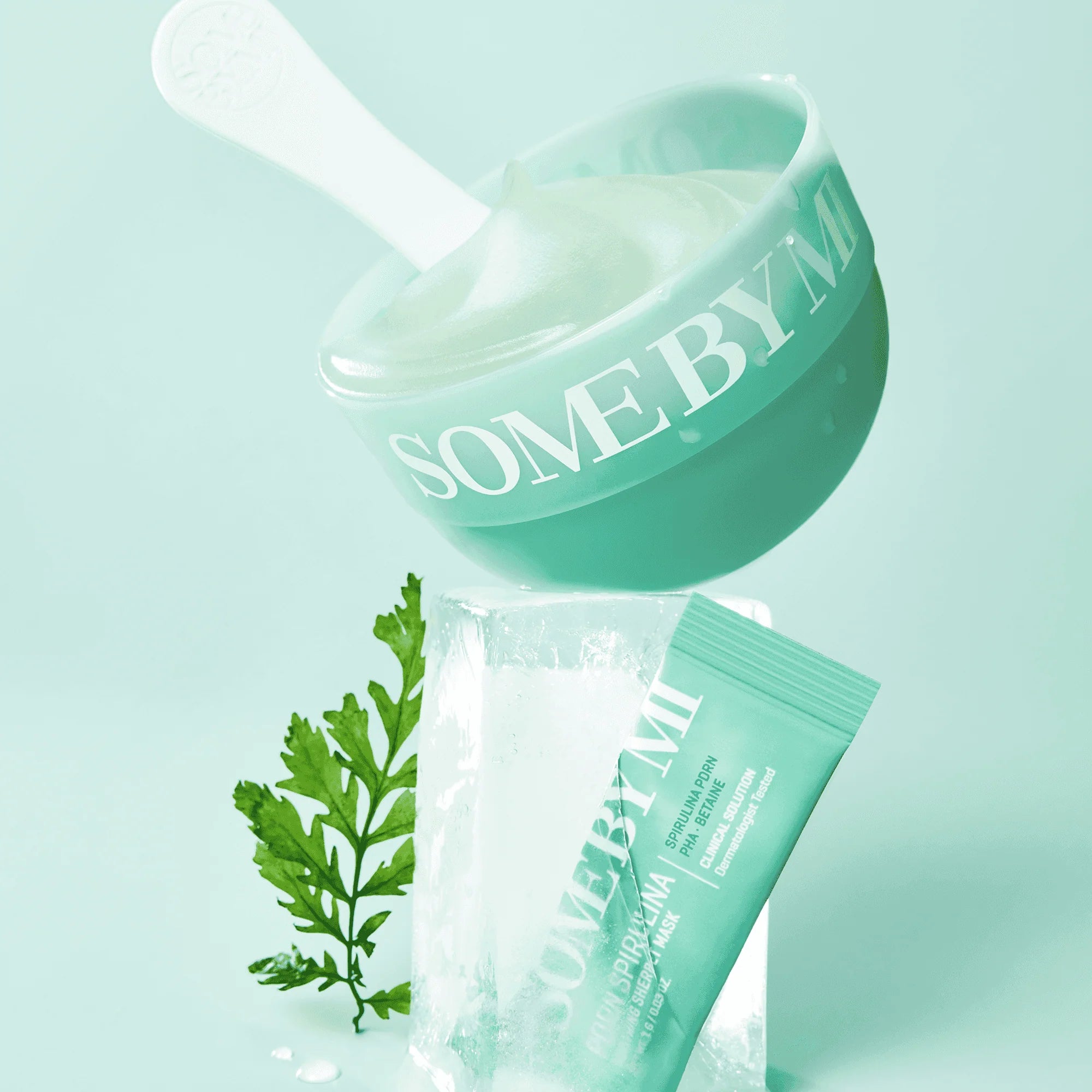 Atvēsinoša maska SOME BY MI PDRN Spirulina Soothing Sherbet Mask