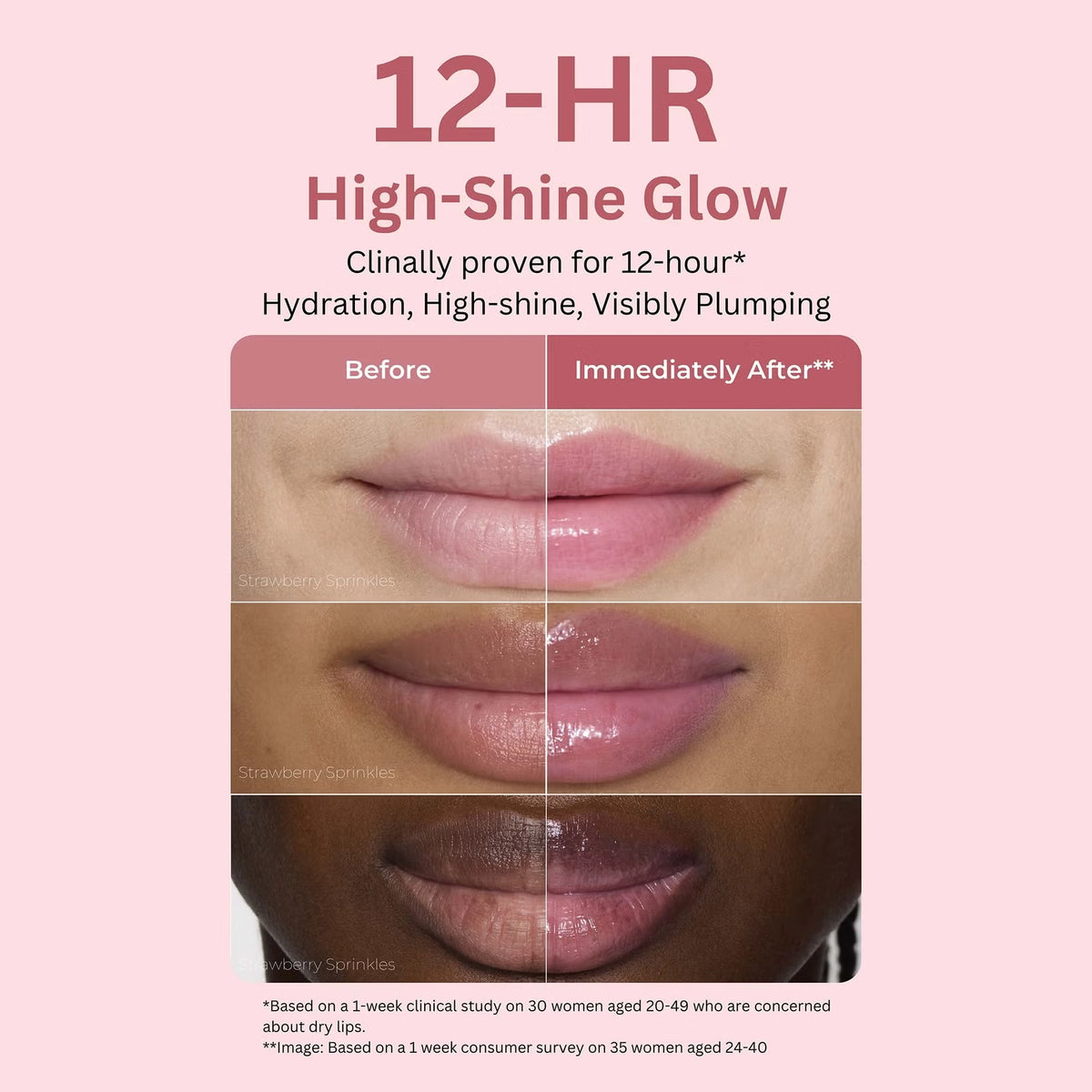 Laneige Glaze Craze Tinted Lip Serum Strawberry Sprinkles