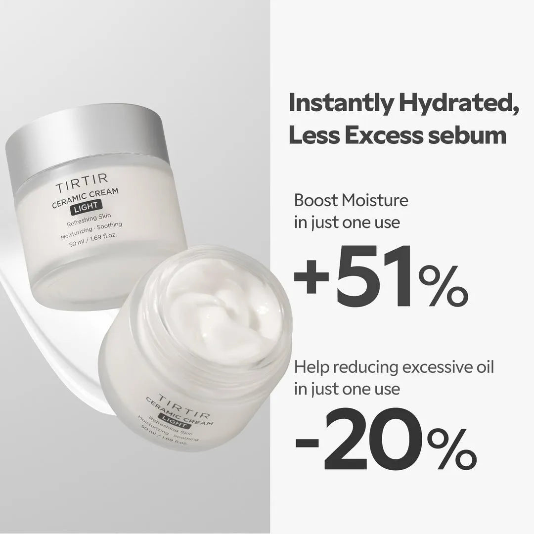 Lekki krem do twarzy z ceramidami TIRTIR Ceramic Cream Light