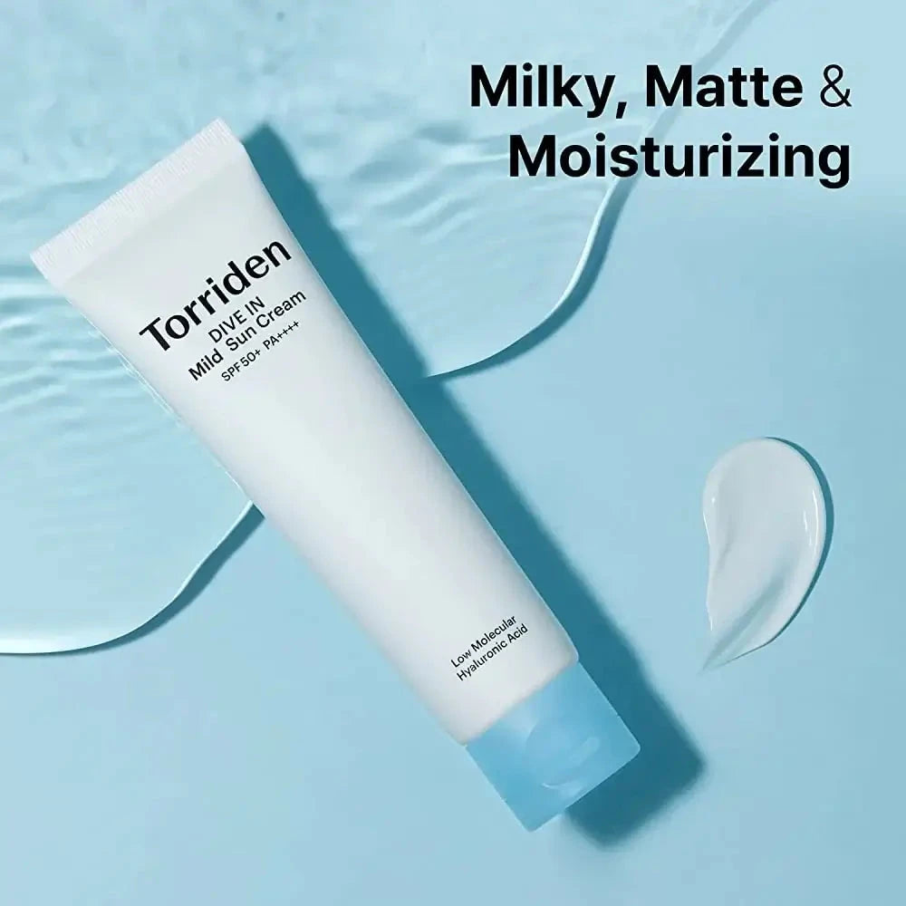 Saules aizsargkrēms sejai Torriden DIVE-IN Mild Suncream