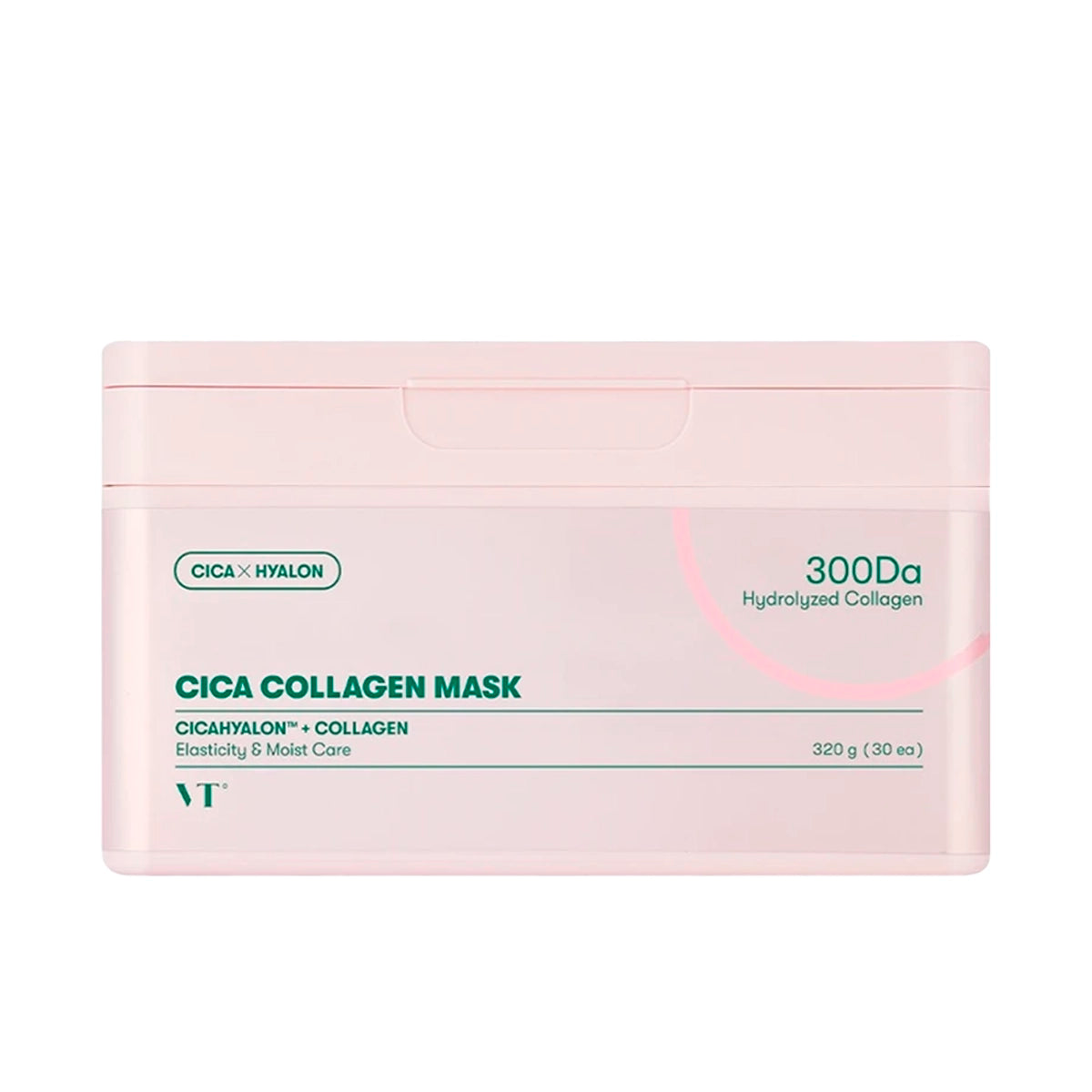 Zestaw masek w płachcie z kolagenem dla elastyczności skóry VT Cosmetics Cica Collagen Mask