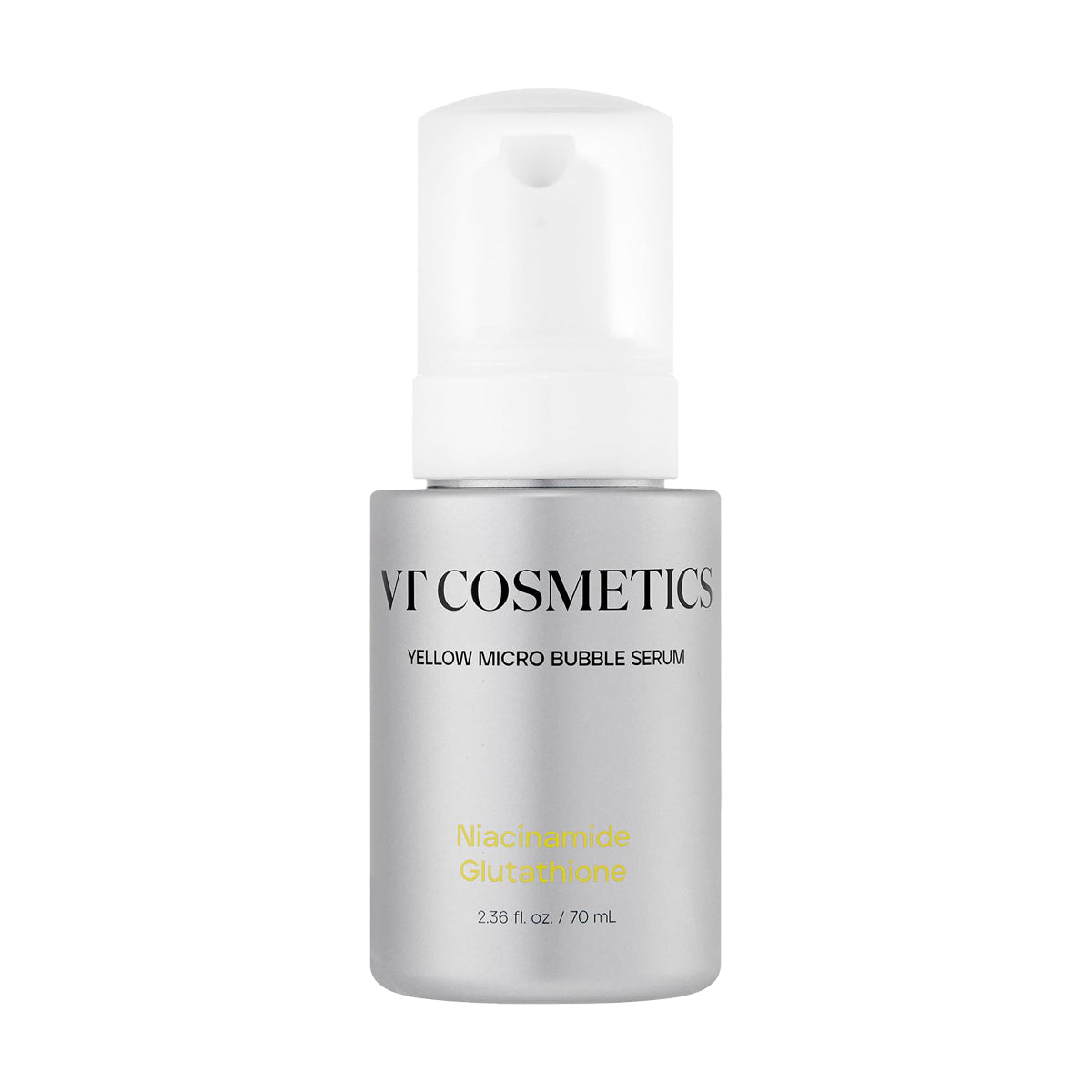 VT Cosmetics Yellow Micro Bubble Serum Niacinamide Glutathione