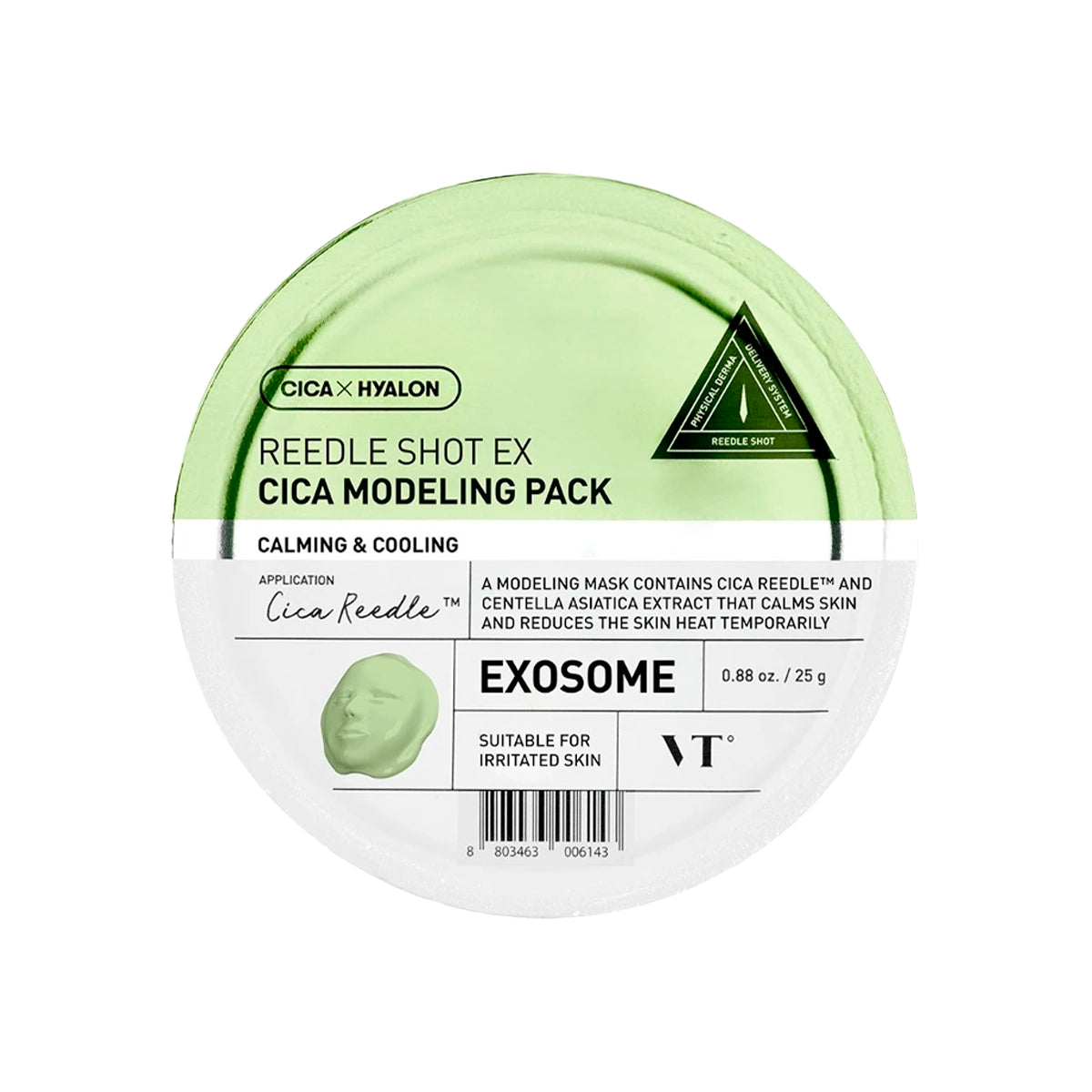 Kojąca maska modelująca z centellą VT Cosmetics Reedle Shot EX Cica Modeling Pack