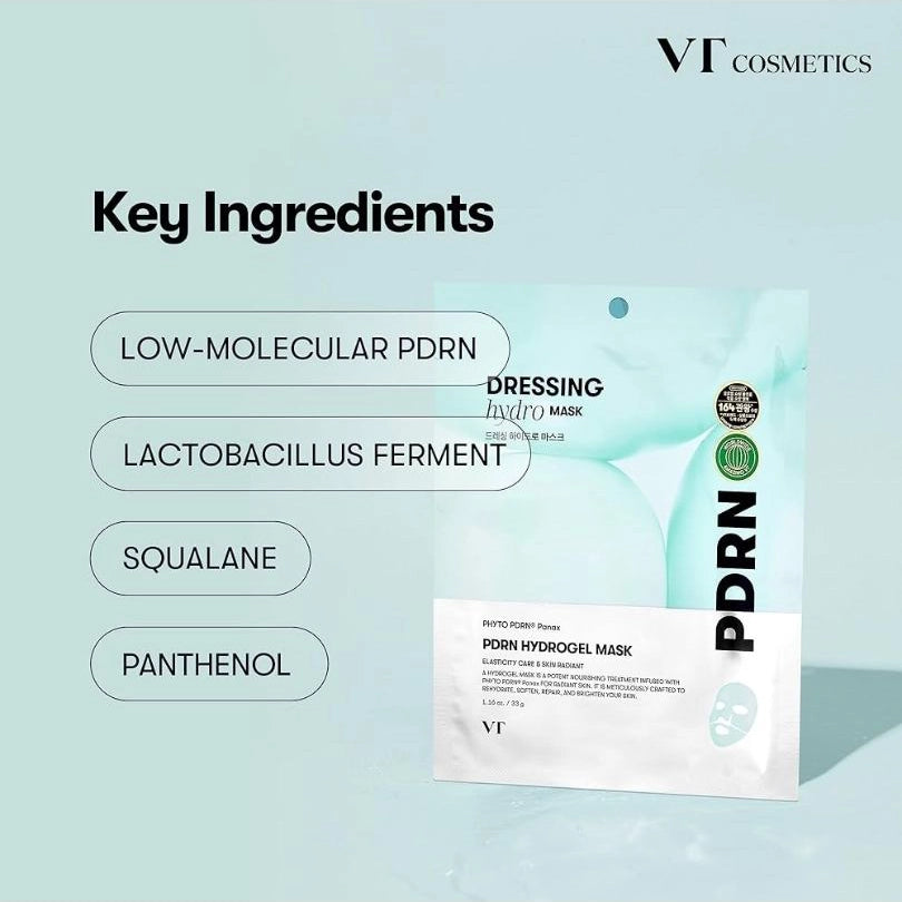 Hidrogelowa maska na elastyczność skóry VT Cosmetics PDRN Hydrogel Mask