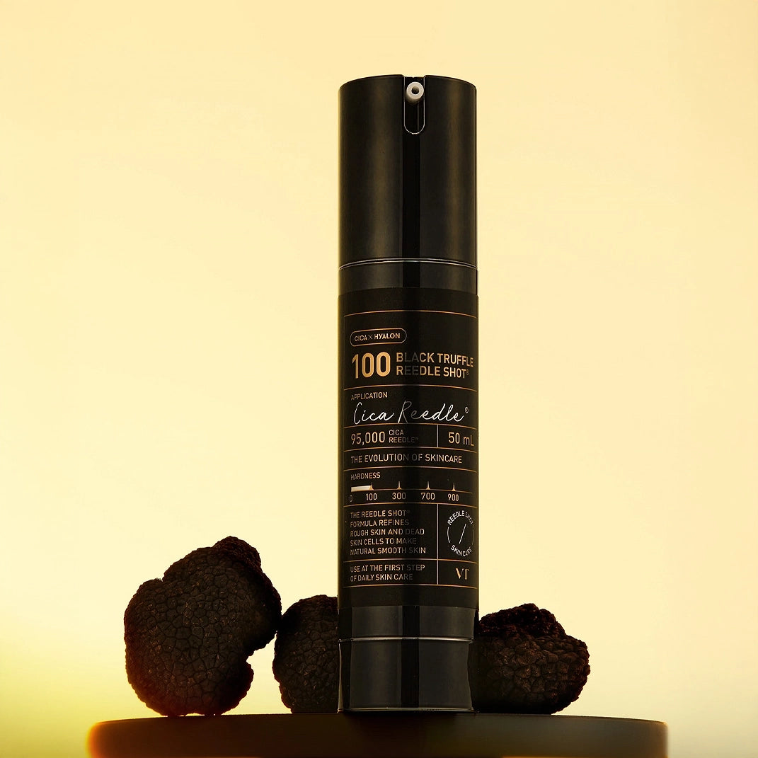 Serum-booster przeciwstarzeniowy z mikronakłuciami i czarną truflą VT Cosmetics Black Truffle Reedle Shot 100