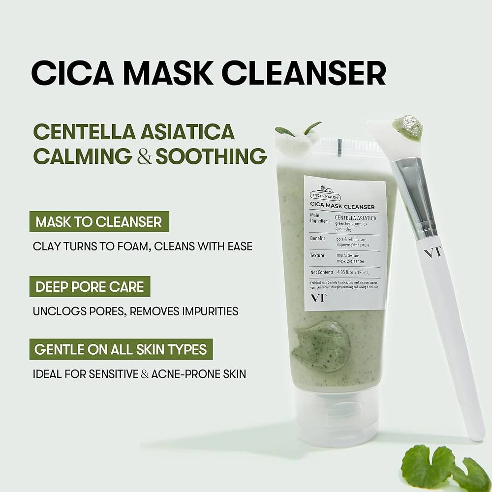 VT Cosmetics Cica Mask Cleanser oczyszczająca maska-pianka do porów