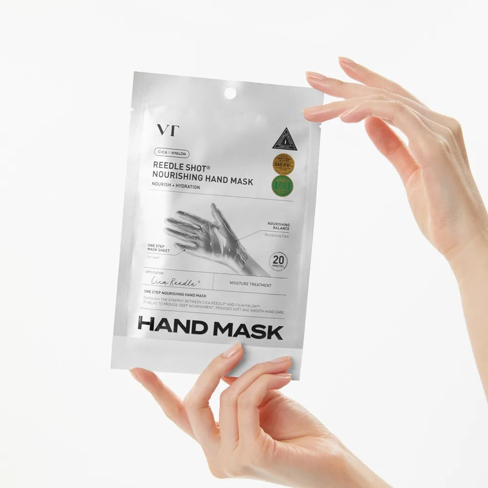 Intensywnie nawilżająca maska-rękawiczki do dłoni VT Cosmetics Reedle Shot Nourishing Hand Mask