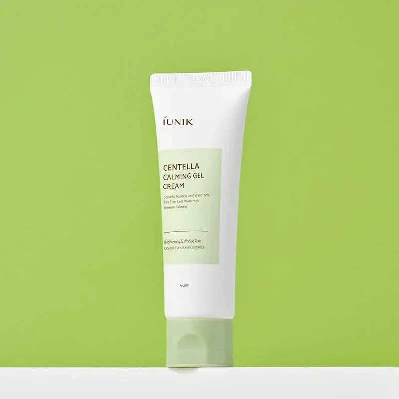 Nomierinošs gelveda krēms ar Āzijas centellu iUnik Centella Calming Gel Cream