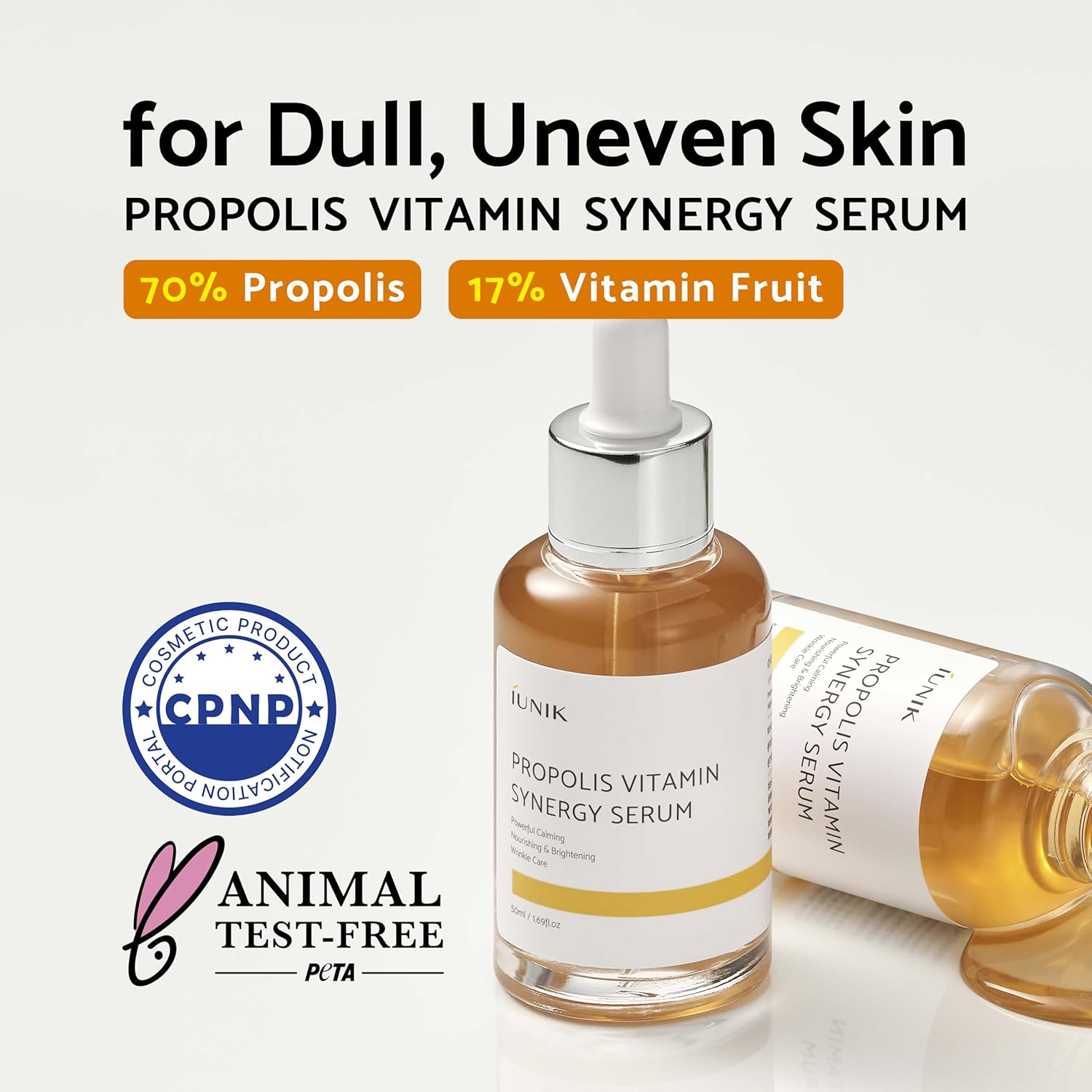 Vitamīnu serums ar propolisu iUnik Propolis Vitamin Synergy Serum