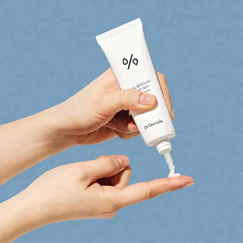 Saules aizsargkrēms ar hialuronskābi Dr.Ceuracle Hyal Reyouth Moist Sun SPF 50+ PA++++