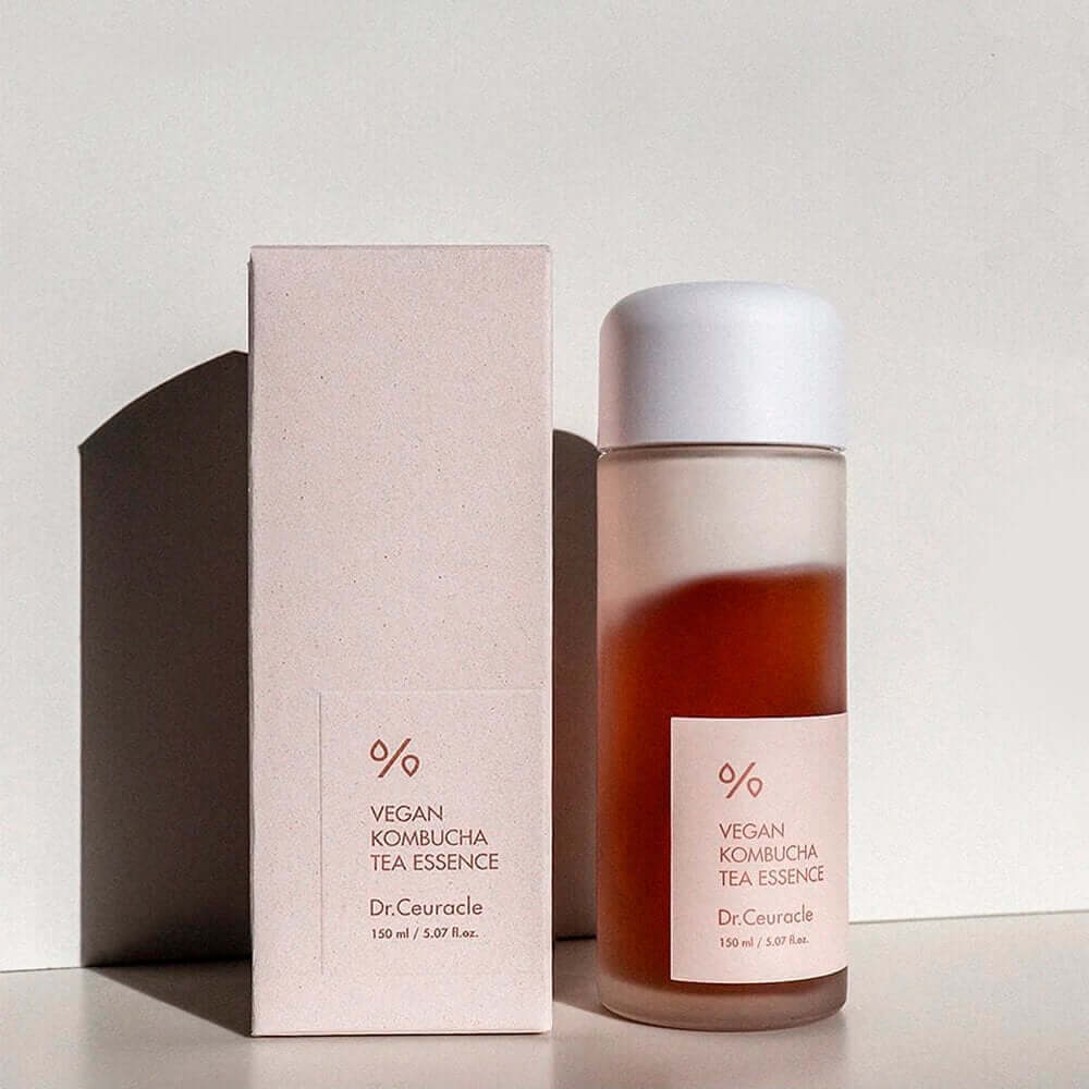 Divu tekstūru vegāniskā esence ar kombuču Dr.Ceuracle Vegan Kombucha Tea Essence