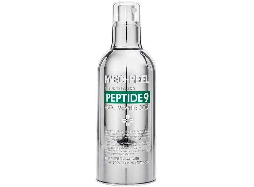 Izgaismojoša skābekļa esence ar Gotu Kola Medi-Peel Peptide 9 Volume White Cica Essence Pro