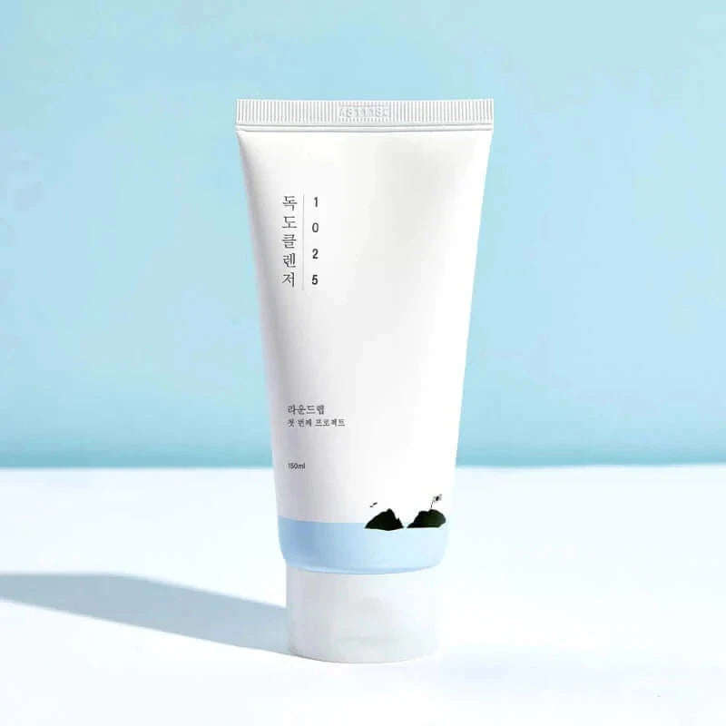 Maigas putiņas sejas mazgāšanai ar jūras ūdeni Round Lab1025 Dokdo Cleanser