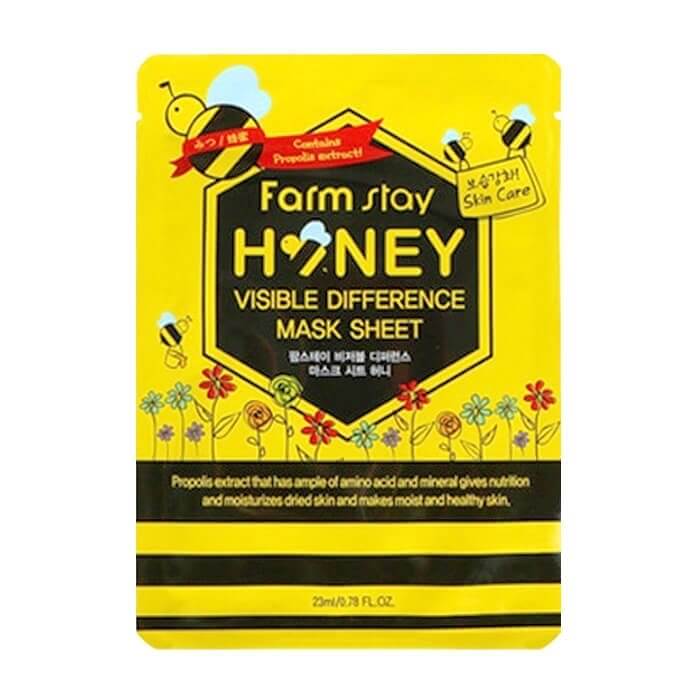 Auduma sejas maska FarmStay Visible Difference Mask Sheet