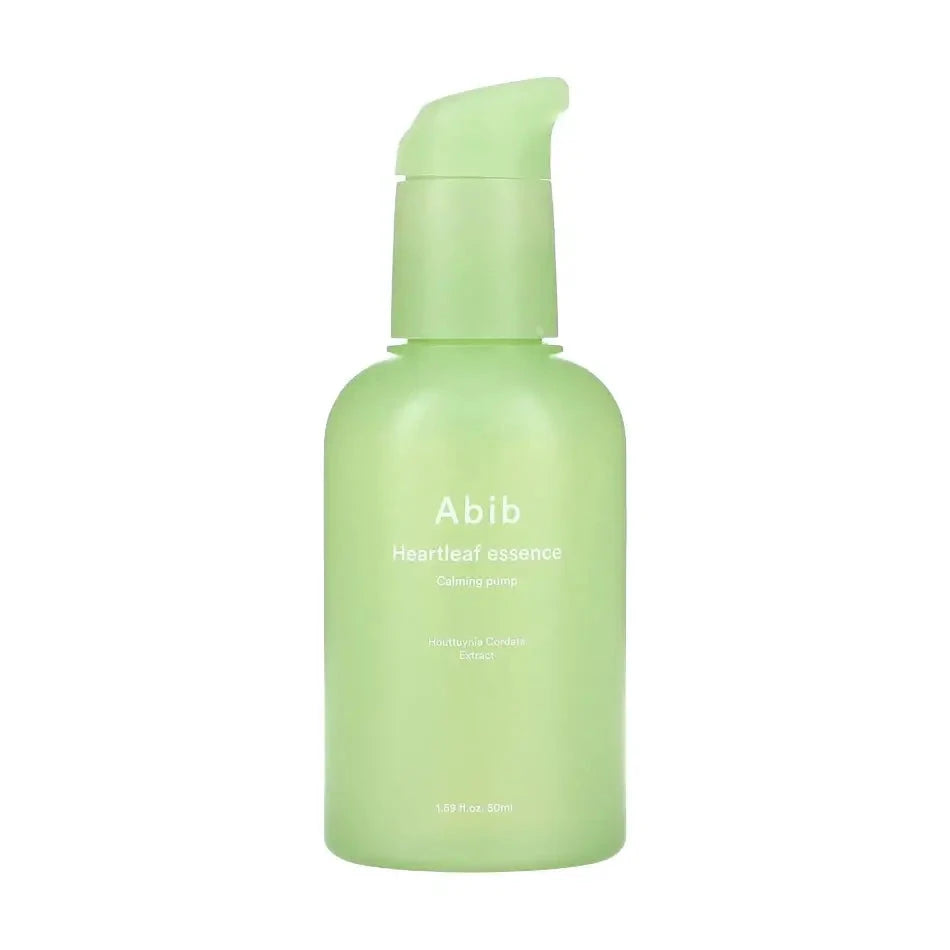 Nomierinoša ampulas esence ar houtūnijas ekstraktu Abib Heartleaf Essence Calming Pump